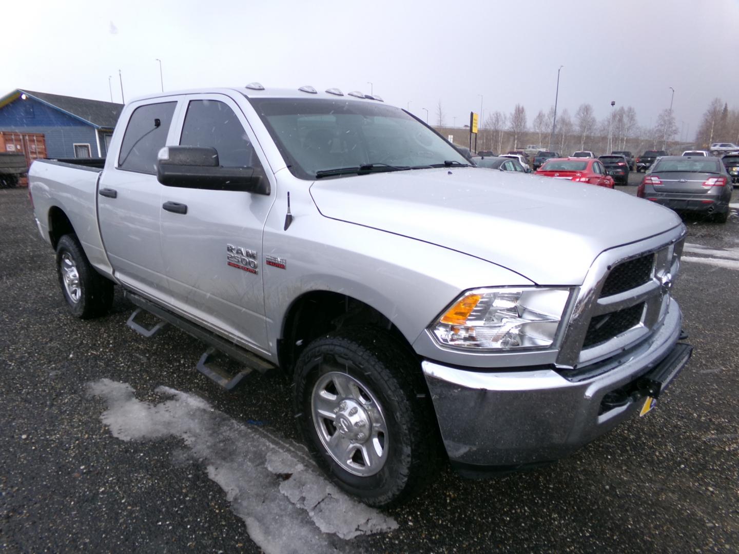 2018 Silver Dodge 2500 Tradesman Crew Cab SWB 4WD (3C6UR5CJ8JG) with an 6.4L V8 engine, 6A transmission, located at 2630 Philips Field Rd., Fairbanks, AK, 99709, (907) 458-0593, 64.848068, -147.780609 - Photo#0